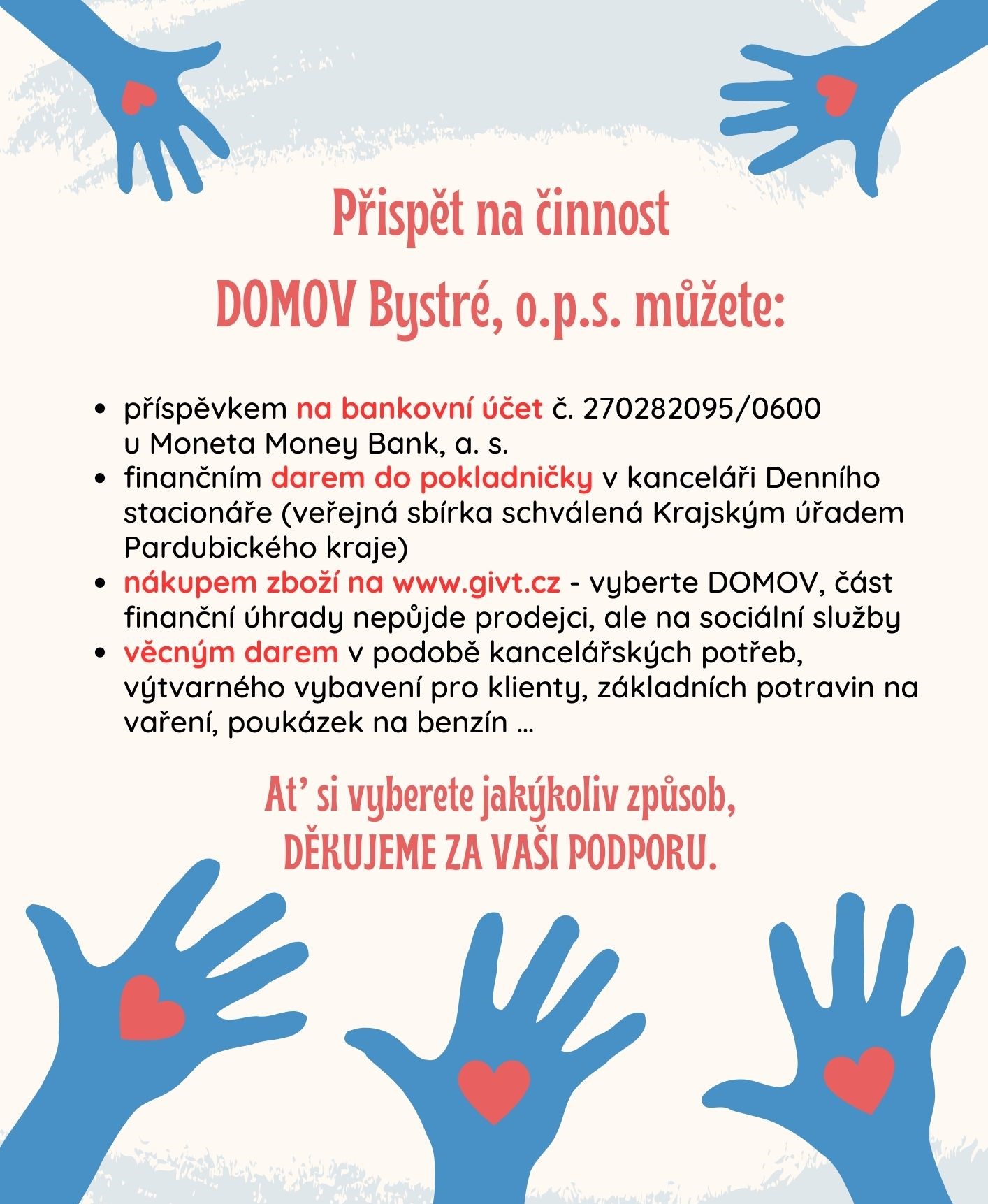 PŘÍSPĚVEK NA ČINNOST